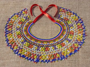 Kryzy, 2010, beads, threads