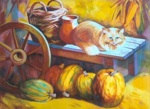 A Warm Autumn Day, 2011, oil on canvas, 60х80