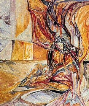 Angel, 1990, oil on canvas