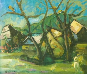 The Village In The Mountains, 2006, oil on canvas, 50x60