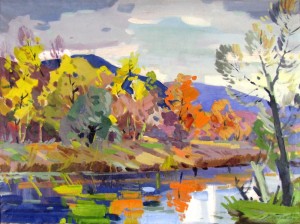 Autumn, oil on canvas, 65x90