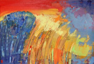 N. Didyk ’Hot Breath Of The Evening', 2013, acrylic on canvas, 70x90 
