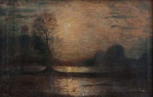 S. Silvai Evening', oil on canvas