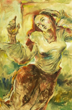 A Dream, oil on canvas, 93x61