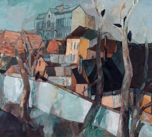 Old Town. Architectural Variation, 2006, oil canvas, 90x100