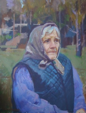 Rural Teacher, 2012, oil on canvas, 90х80