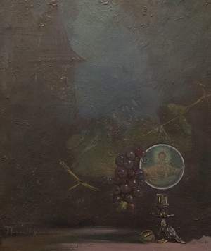 Twilight Of The Nevytskyi Castle, 2004, oil on canvas, 60x50