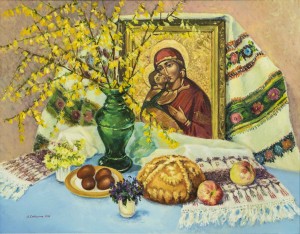 Easter Still life, 2012, oil on canvas, 70x90