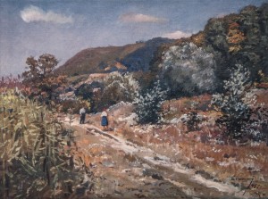 Summer Under The Mountains, 1962, oil on canvas, 65x85