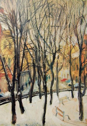 ‘Зима на площі Шандора Петефі‘, 2002