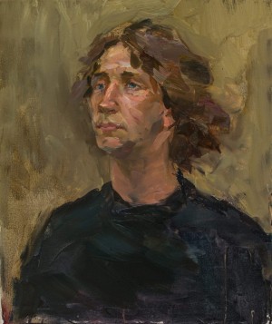 Hanna Stepanenko. Portrait. 2017. 50x60