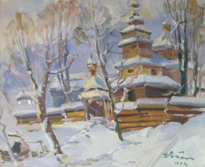 Winter Landscape, 1984, oil on canvas, 64x79