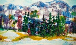 Гірський краєвид, 1960 