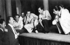 Манайло Ф. з артистами Закарпатського народного хору, початок 1950-х 