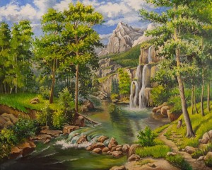 M. Filip (Maior) "Waterfall", 2017