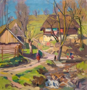 Old House, 1960, oil on canvas, 85x80