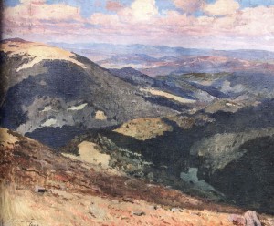 On Polonyna, 1948, oil on canvas, 81x101