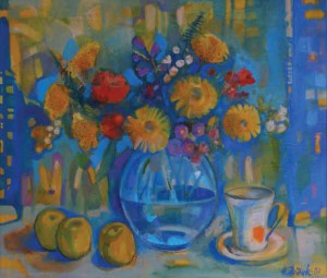 Still Life With White Cup, 2007, oil on canvas, 60x50