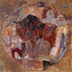 Composition No.1 from the series Path, 2016, acrylic, masonite, 60х60