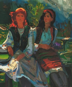Friends, 2010, oil on canvas, 60x80