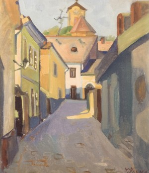 Lane, 1986, oil on canvas, 60x50