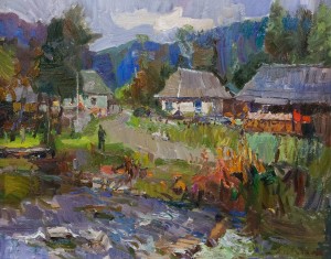 A. Kovach 'Near The Stream', 2017, oil on canvas, 50x60