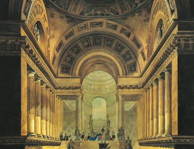 Робер Юбер. Сходи палацу, 1784, пап.на картоні, гуаш  91х61,5.jpg