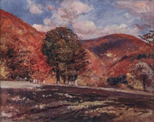 Autumn Landscape, 1968, oil on canvas, 65x80