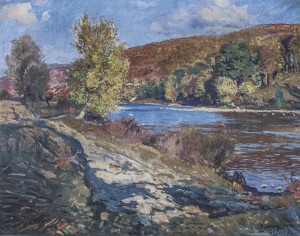 Autumn In Orikhivtsi, 1934, oil on canvas, 70x90