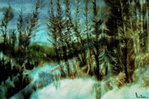 The Winter Tale, 2000, fabrianio, watercolour, 55x83