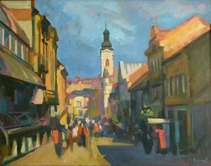 City, 2005, oil on canvas, 80x100