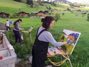IN SWITZERLAND, IT WAS HELD AN INTERNATIONAL SUMMER PLEIN AIR WITH THE PARTICIPATION OF UKRAINIAN ARTISTS