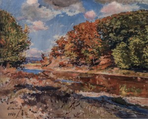 Autumn, 1969, oil on canvas, 70x90