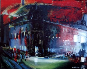Night City, 1998, oil on canvas, 60x80