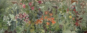 In The Old Garden, 2014, oil on canvas, 130x320