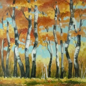 S. Pishkovtsii 'Birches Of Autumn' 