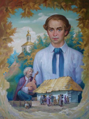Youth of Taras, 2009, oil on canvas, 80x60