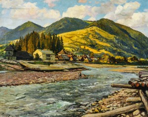 Пейзаж, 1937, п.о., 90х115