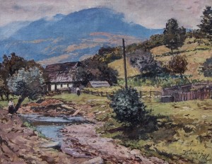 Пейзаж, 1937, п.о., 56х69