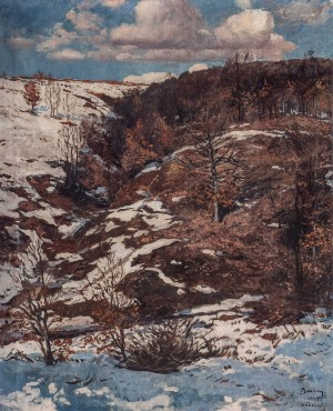 The First Snow, 1938, oil on canvas, 110x90