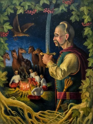’Ivan Sirko’, 2009, oil on canvas, 80x60