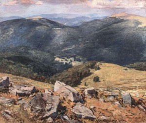 Polonyna Rivna, 1947, oil on canvas, 107x128