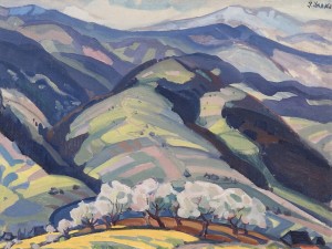 Chornohora Mount, 1980, oil on canvas, 60x81