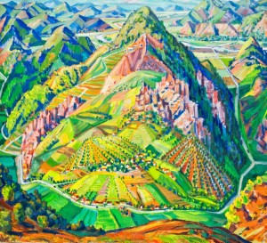 Шаянські гори, 1974, п.о. 85х83
