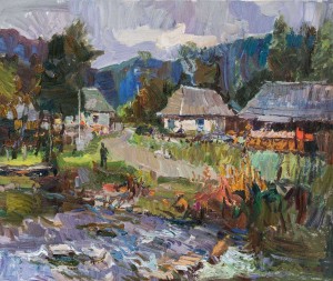 Near the Stream, 2017, oil on canvas, 50x60