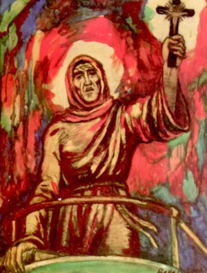  Girolama Savonarola, 2000, oil on canvas, 92,5х69,5