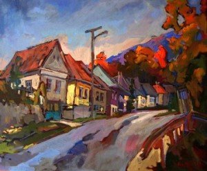 The Old Street, 2010, oil on canvas, 50x60