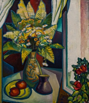 ’Wildflowers’, 1983, oil on canvas 