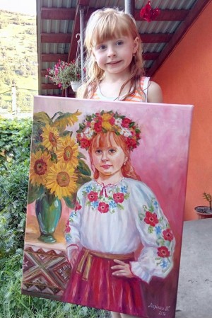 Darynka oil on canvas 50x70