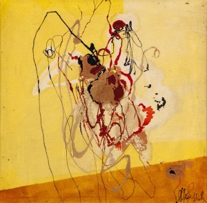 ’Композиція на жовтому тлі’, 1990
